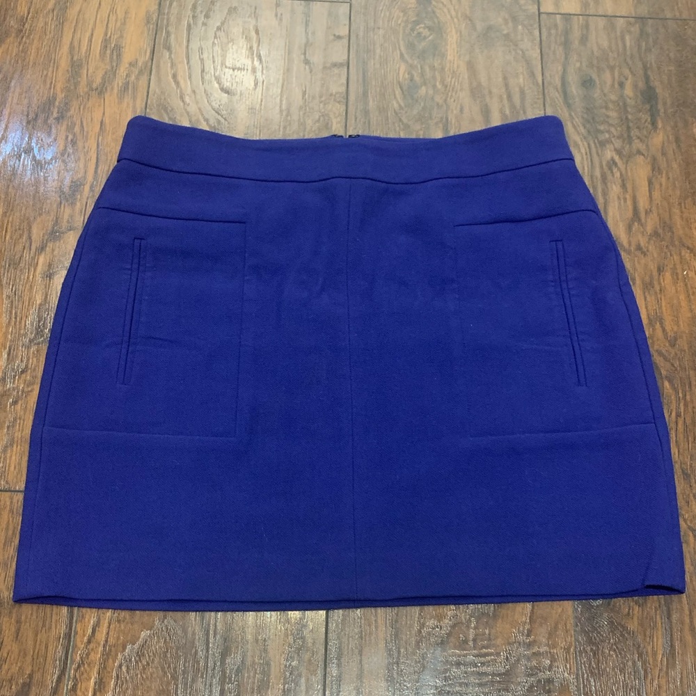LOFT Cobalt Blue Mini Skirt